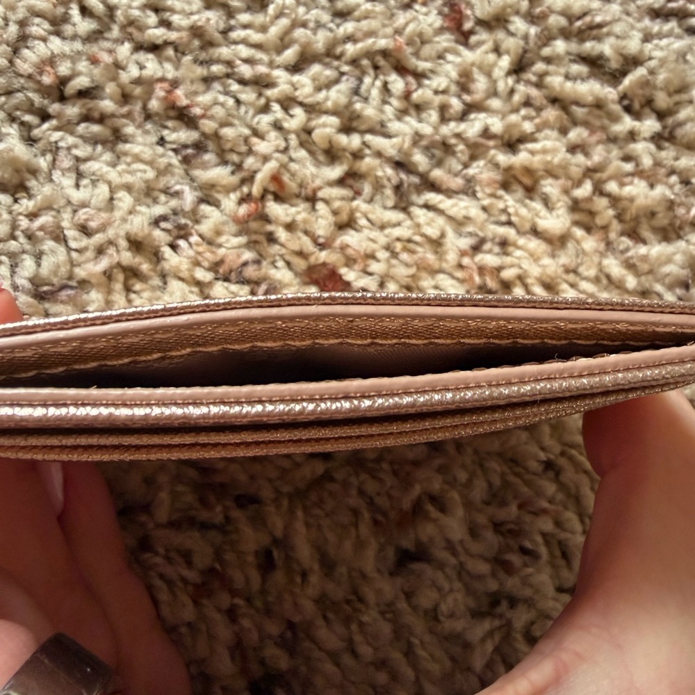 Tory Burch Rose Gold Card Holder - Picture 2 of 3